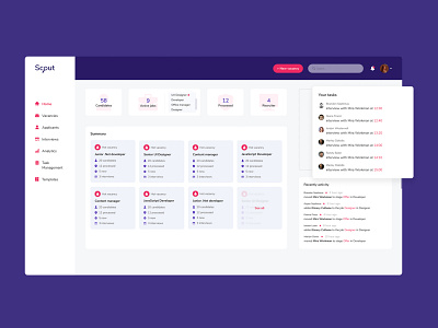 Scout UI by Binary Studio on Dribbble
