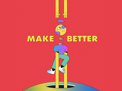 Make Better design digital illustration