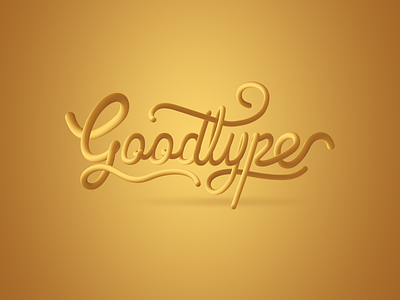 GoodTyper 3d typography
