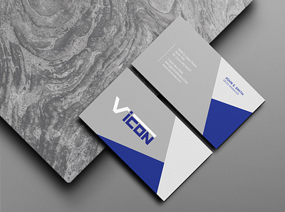 VICON Business card brand identity businesscard card