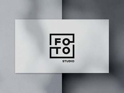 FOTO studio branding design logo