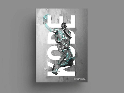 KOBE BRYANT design digital illustration kobebryant nba sports typography