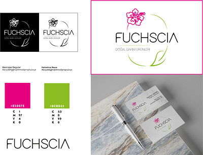 Fuchscia Brand branding design graphic design icon illustration illustrator logo minimal vector