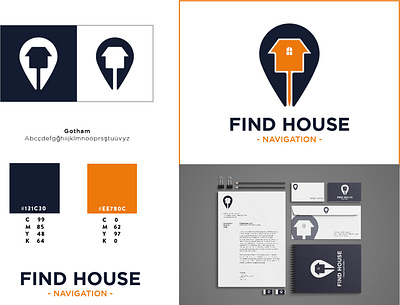 Find House Brand branding design graphic design icon illustration illustrator logo minimal vector