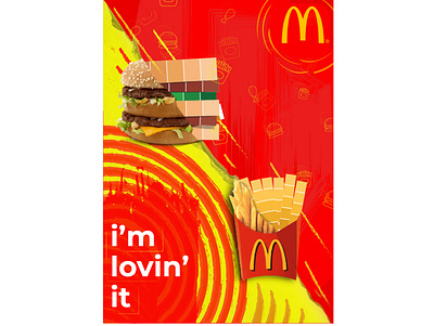 McDonalds Poster Design art branding design graphic design illustration illustrator vector