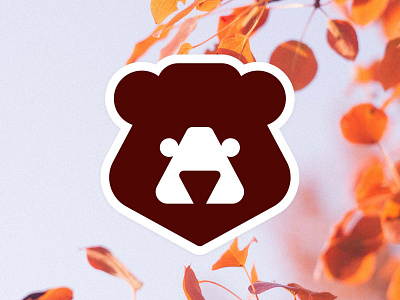 Grizzly - Logo Design bear brandidentity branding clean design grid healthy logo minimal nature wood