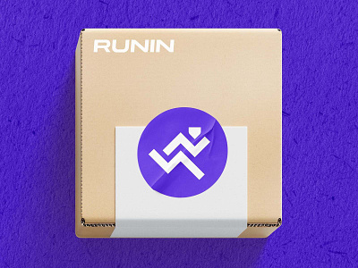 Runin - Packaging brand identity branding clean design fitness health logo marathon minimal run running sport