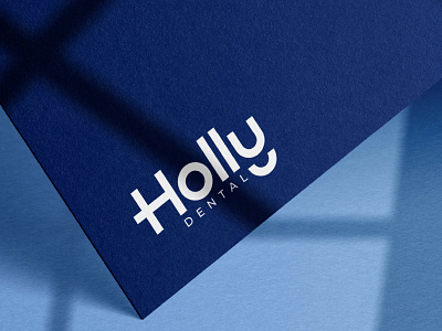 Holly Dental - Logo Design brand identity branding clean design graphic logo minimal typography typographydesign
