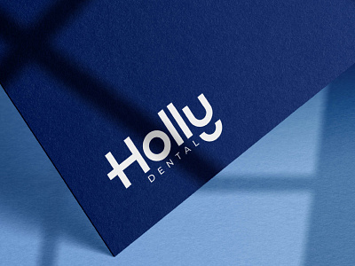 Holly Dental - Logo Design brand identity branding clean design graphic logo minimal typography typographydesign