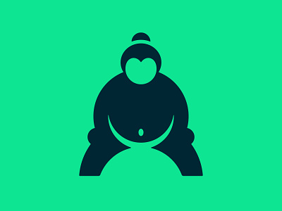 Health Sumo - Logo Design brand identity branding clean design grid logo minimal person sumo vector
