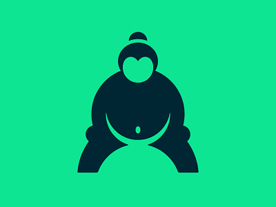 Health Sumo - Logo Design brand identity branding clean design grid logo minimal person sumo vector