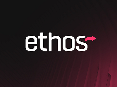 Ethos - Branding arrow brand identity branding clean design digital future logo marketing minimal s startup technology
