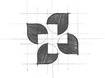 Atena - Logo Design Sketch brand identity branding clean cross design grid health leaf logo minimal nature procreate sketch wellbeing wellness