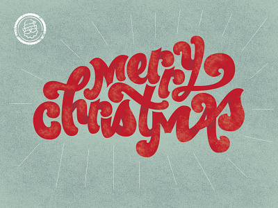 Christmas Card calligraphy christmas design holiday homemade illustration illustrator lettering photoshop typography