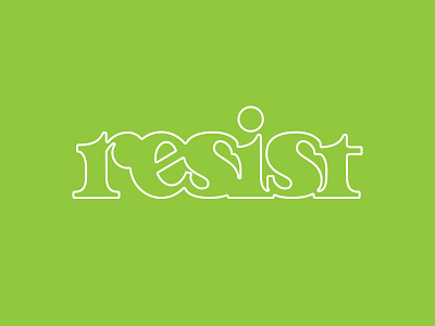 Resist #6 design font handmade illustration illustrator lettering protest resist serif typeface typography vector