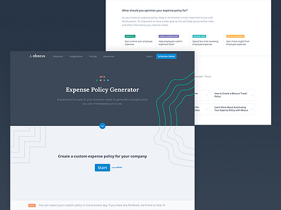 Expense Policy Generator