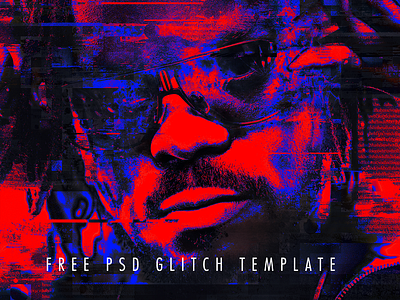 Animated Glitch Effect - Editable PSD File — Made by Mighty