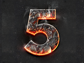 Hot Fire Burning Magma Text Effect Layer Style by Giallo on Dribbble