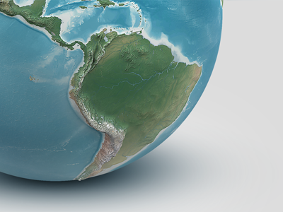 Earth Illustrations in 3d 3d earth globe illustrations natural planet render