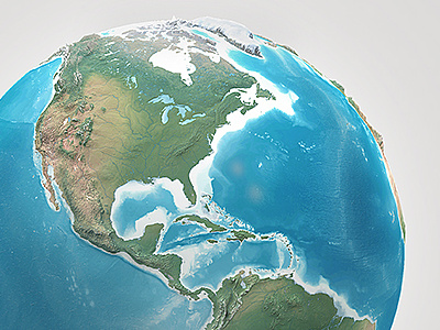 Planet Earth - Realistic 3D World Globe