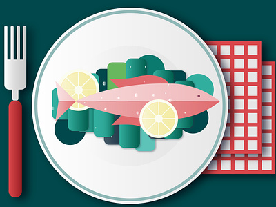 Old People Stereotype Scene Layout animation art design dinner flat design food gradient grandma graphic design illustration vector