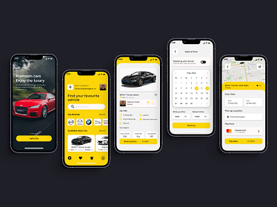 Rent car - iOS Mobile App Design