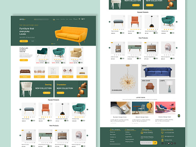 E-commerce furniture Website Design