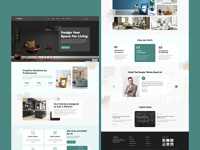 Architecture & Interior Home Page Design adobe xd design figma figma design graphic design ios design mobile app design mobile ui app design figma nft mobile app product design ui ui ux user experience design website design