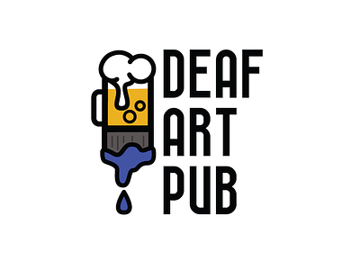 Deaf Art Pub art beer deaf foam gathering paint pub social