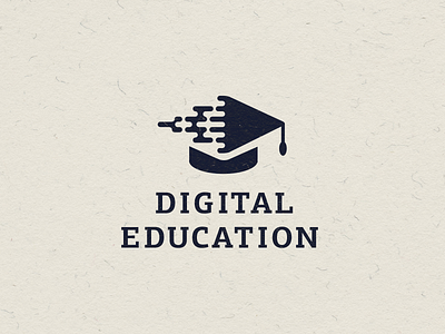 Digital Education Logo education high degree logotype