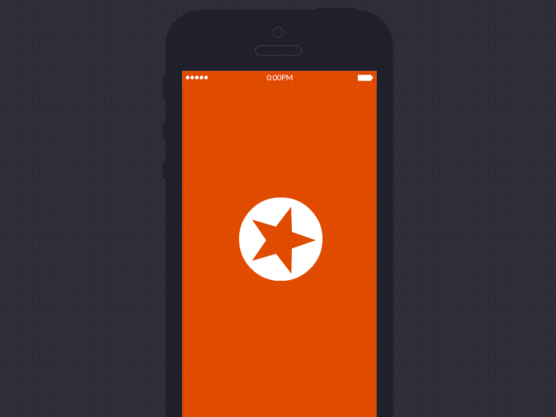 Cinema app first screen concept android animation appdesign apple flat gif interface ios motion motiondesign ui ux