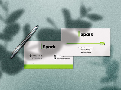 BUSINESS CARD GOR "SPARK" businesscard design mockup