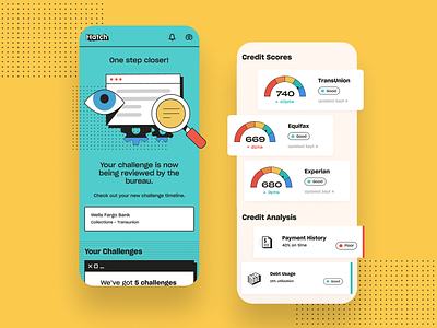 Credit App Design app banking credit design finance layout mobile ui ux