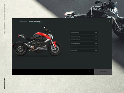 Zero Motorcycles - Cypher Store checkout design ecommerce electric interactive layout motion motion design ui ux website