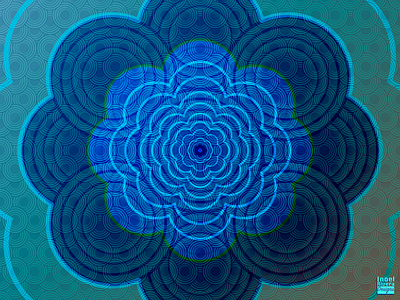 Concentric Flower Mandala circle pattern geometric art geometric design mandala design mandalas pattern design patterns