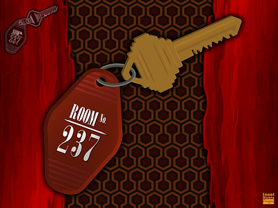 Infamous Movies: The Shining (Assets) blood figuros horror movie horror movie illustration horror movies key room 237 rug pattern scary movies stephen king the shining toys tricycle