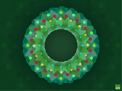 Classic Christmas wreath