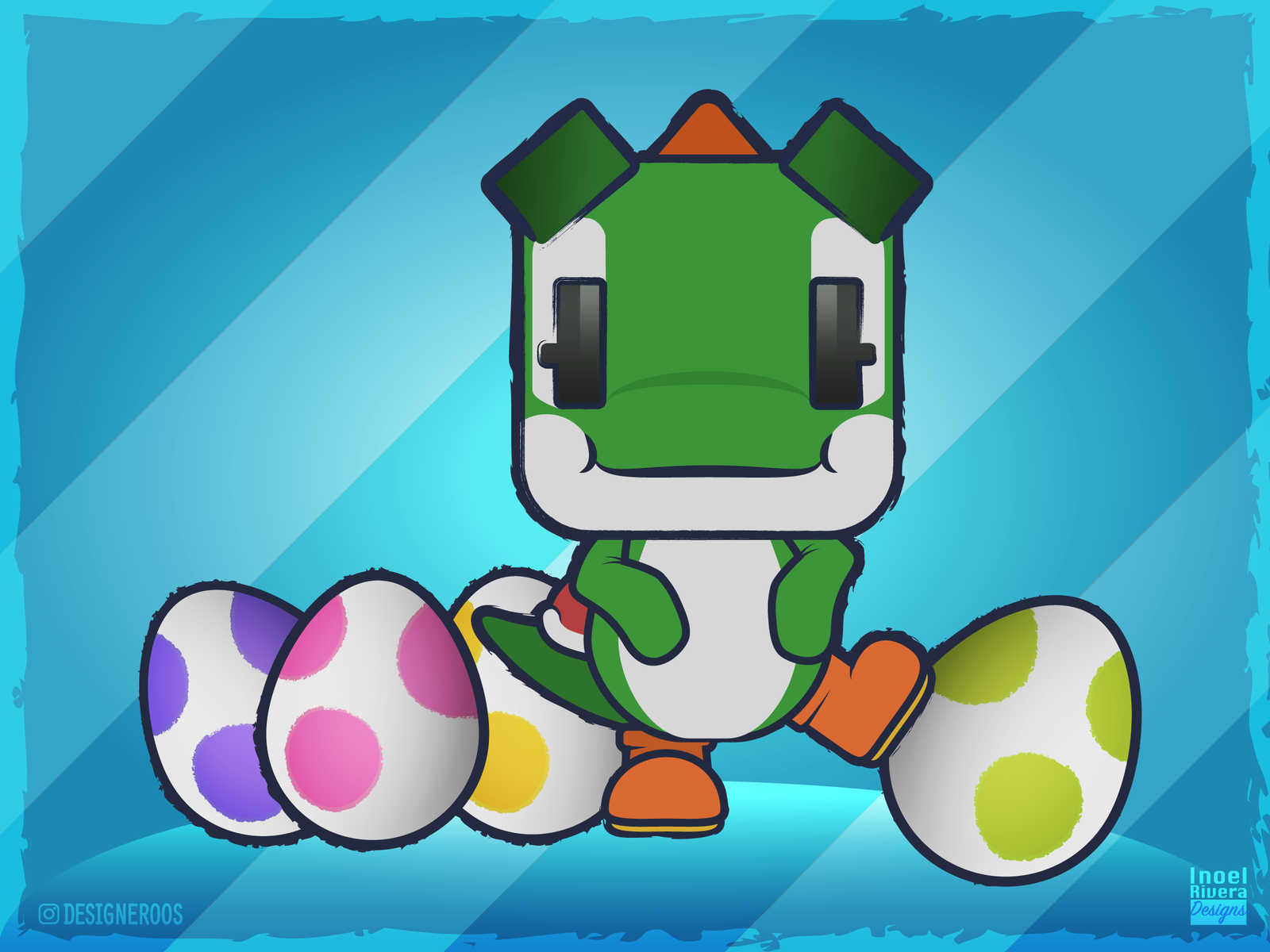 yoshi hot wheels eggs