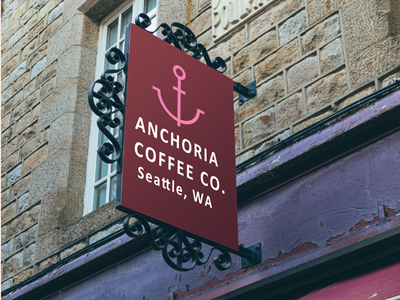 Anchria Coffee Company app design coffee illustration logo and identity photoshop uxui web design