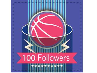 100 Followers! dribbble illustration ui ux