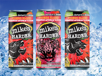 Mike's Harder Lemonade ad ice illustration lemonade photoshop tiger ui ux