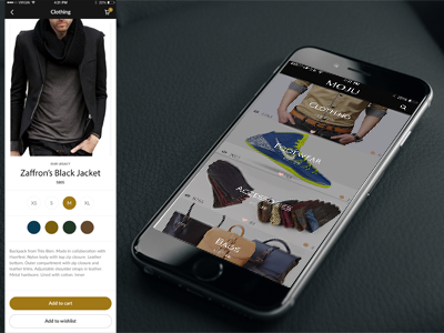 MOJU accessories ad app clothes e commerce products shoes ui ux web design