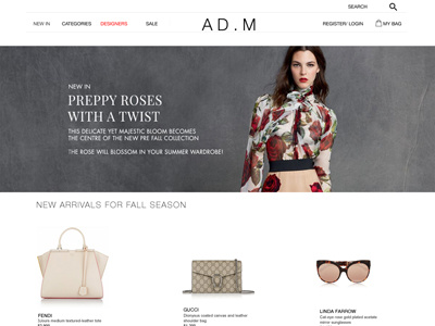 A D . M ad app clean e commerce interaction design minimum modern online store products simple ui ux