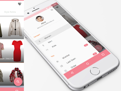 Search Card accessories app clothes e commerce online store ui ux web design