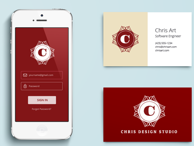 Chris Art app branding design studio illustration