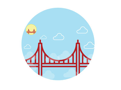 Golden Gate Bridge golden gate bridge illustration landmark outdoor