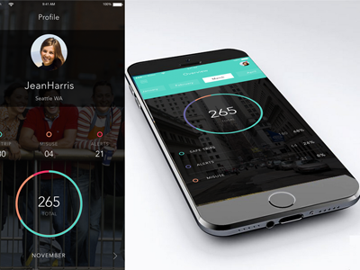 iALERT 911 alerts app app design clean interaction design minimum modern simple ui ux