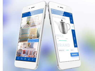 iShop app app design ecommerce minimum products shopping ui ux