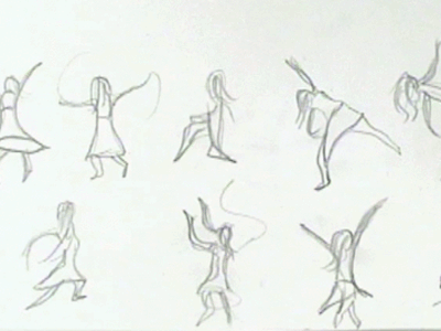 Dancer Sequence animation dance illustration