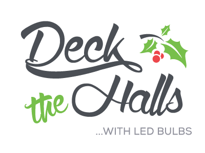 Deck the Halls with LED Bulbs! holiday holly